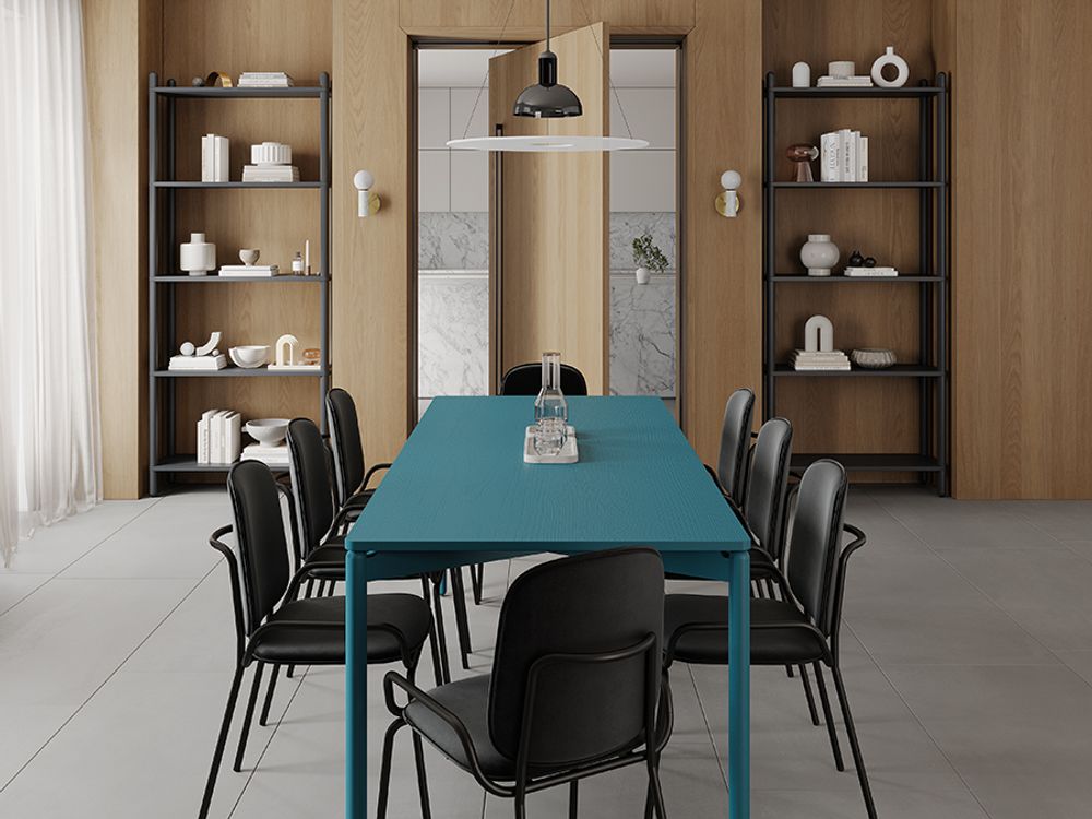 Стул Ror, Double Frame, велюр, черный /черный