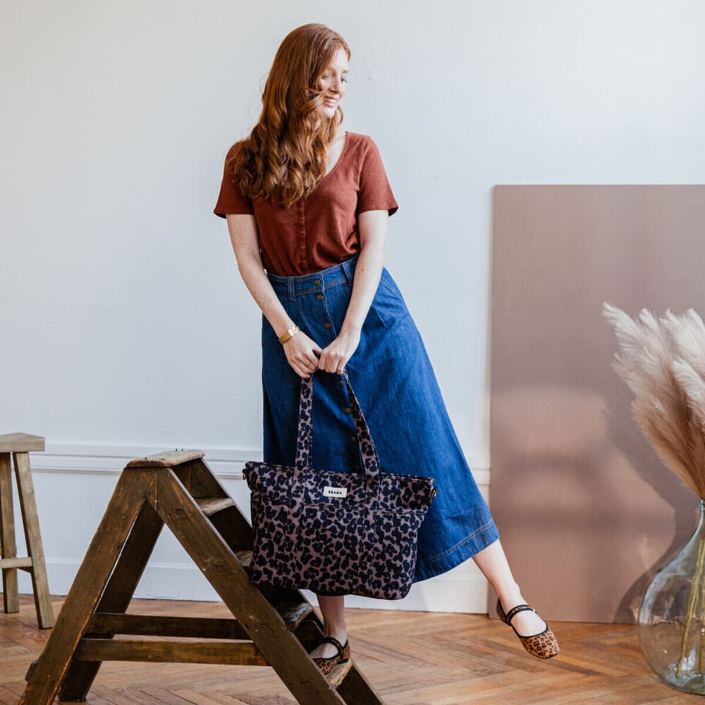 Сумка для мамы BEABA Madrid Leopard