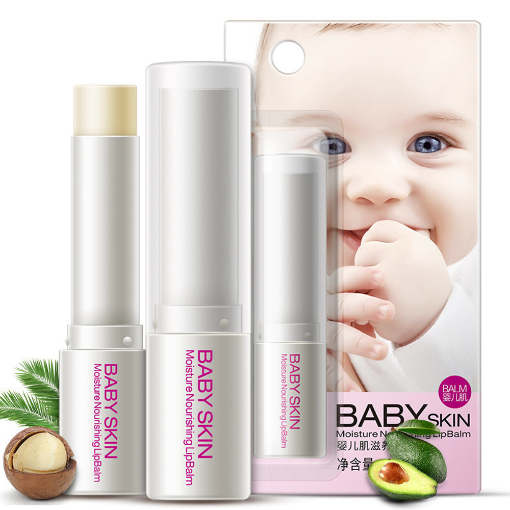 Бальзам для губ BioAqua Baby Skin Увлажняющий, 2,7 гр