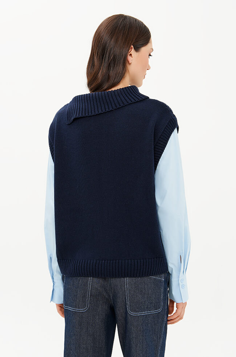 23447 Джемпер женский (синий)