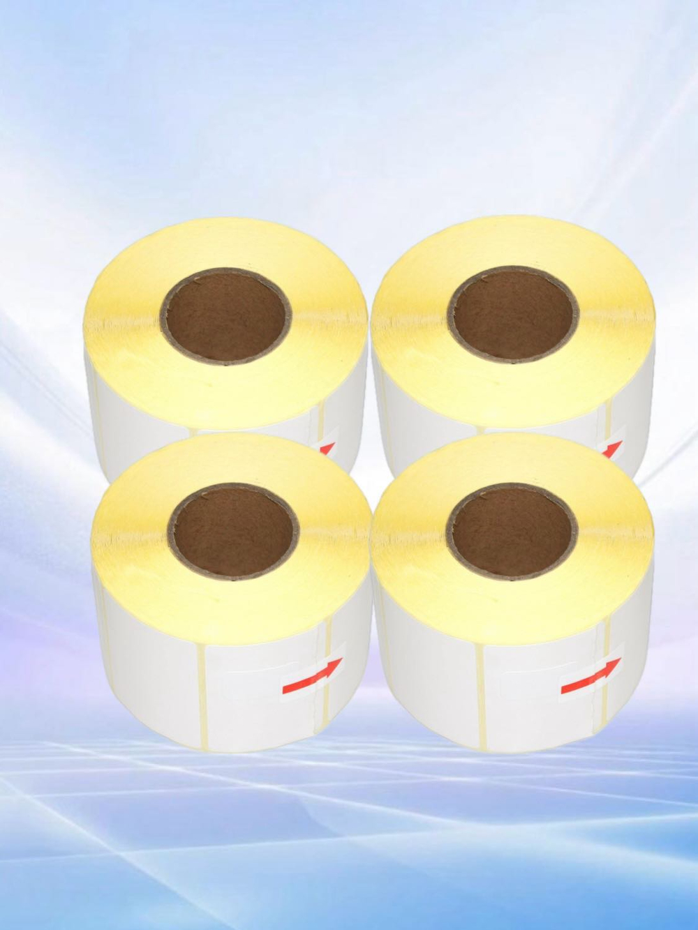 Самоклеящиеся термоэтикетки ТОП 58x40 мм 4 рулона по 1000 шт.