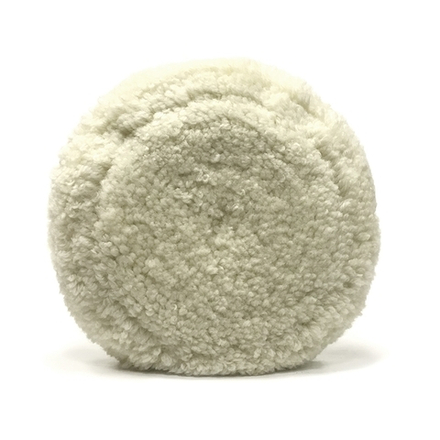 RoxelPro Шерстяной полировальник из натуральной овечьей шерсти на липучке 180мм