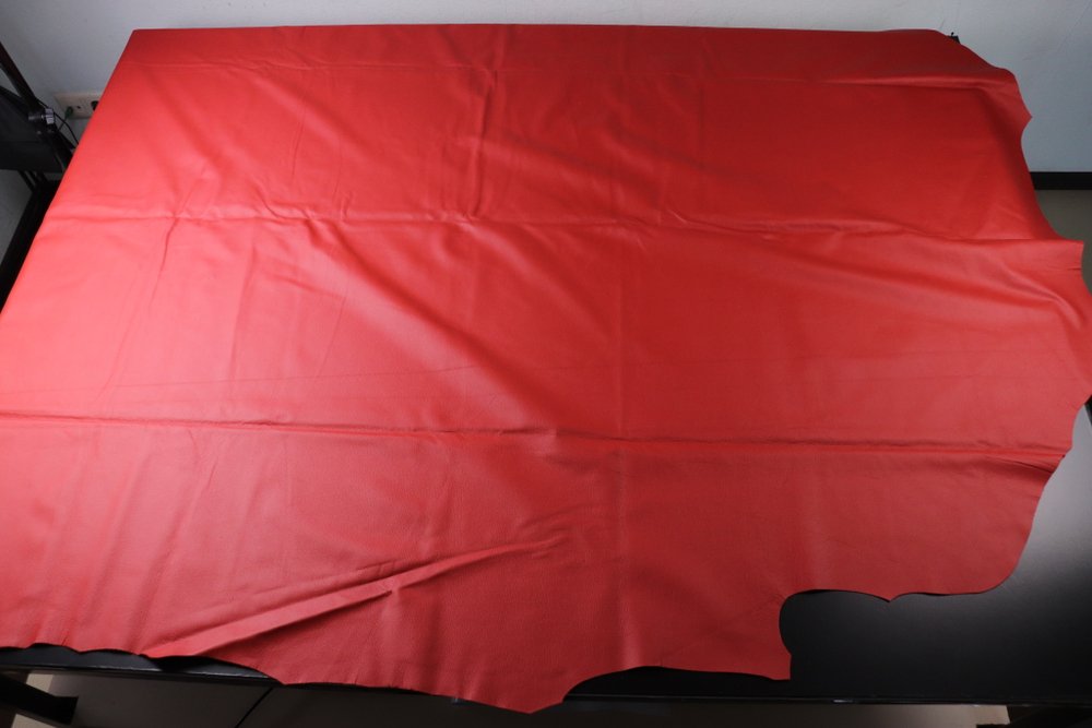 0,9-1,2 Мебельная кожа Красная 346дм² (КЛ)