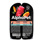 Пауч для собак телятина и тыква 100г AlphaPet