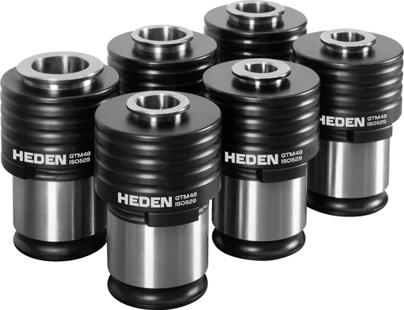 Набор резьбонарезных головок Heden для манипуляторов ETM-56, GTM60, М27-М56, ISO 529, 6 шт, арт. 504.008