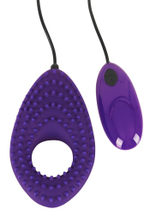 Фиолетовое виброкольцо Couples Cushion (Цвет: фиолетовый)