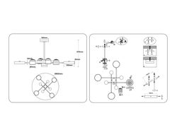 Ambrella Люстра светодиодная на штанге LineTech FL51627