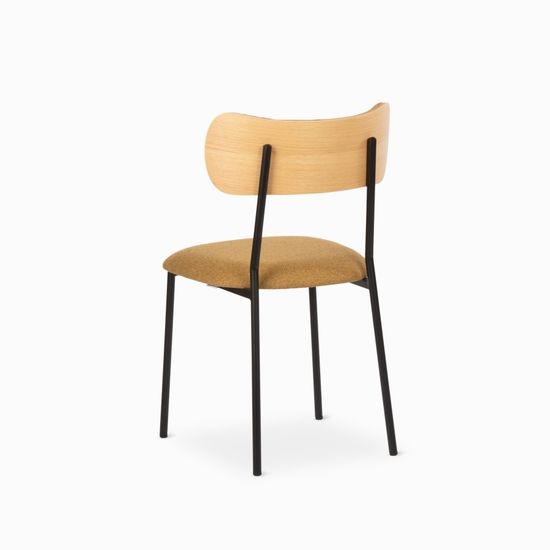 Обеденный стул Marla желтая ткань