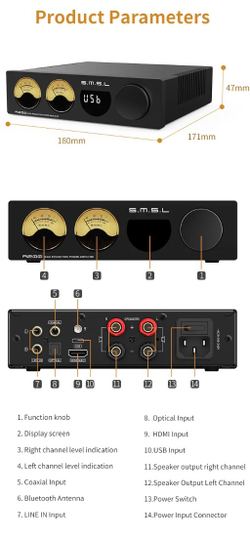 Усилитель мощности SMSL A200