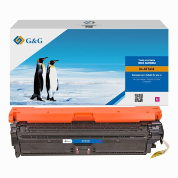 Картридж G&G, аналог HP CE743A (307A) для LaserJet CP5220/CP5221/CP5223/CP5225/CP5229 пурпурный (7.3k)