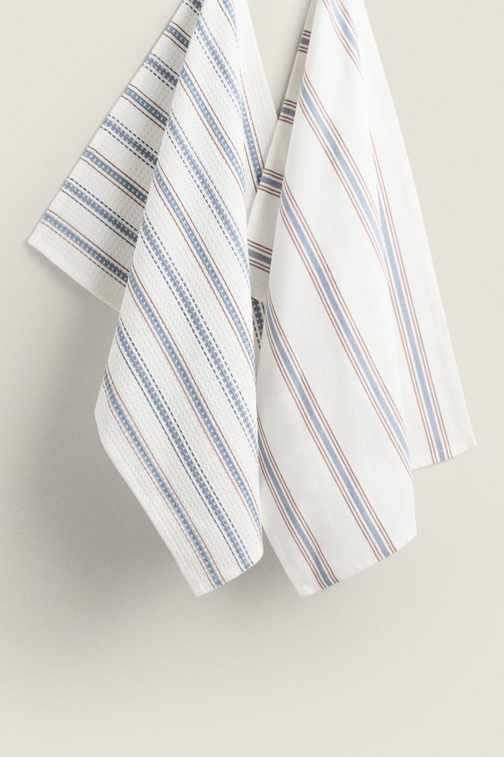 ZARA HOME ПОЛОТЕНЦЕ 2ШТ,  БЕЛЫЙ