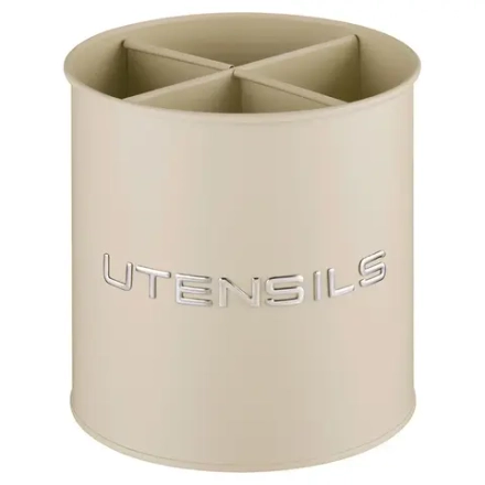 ПОДСТАВКА AGNESS ПОД КУХОННЫЕ ПРИБОРЫ, 14*15 СМ, ЦВЕТ: IVORY