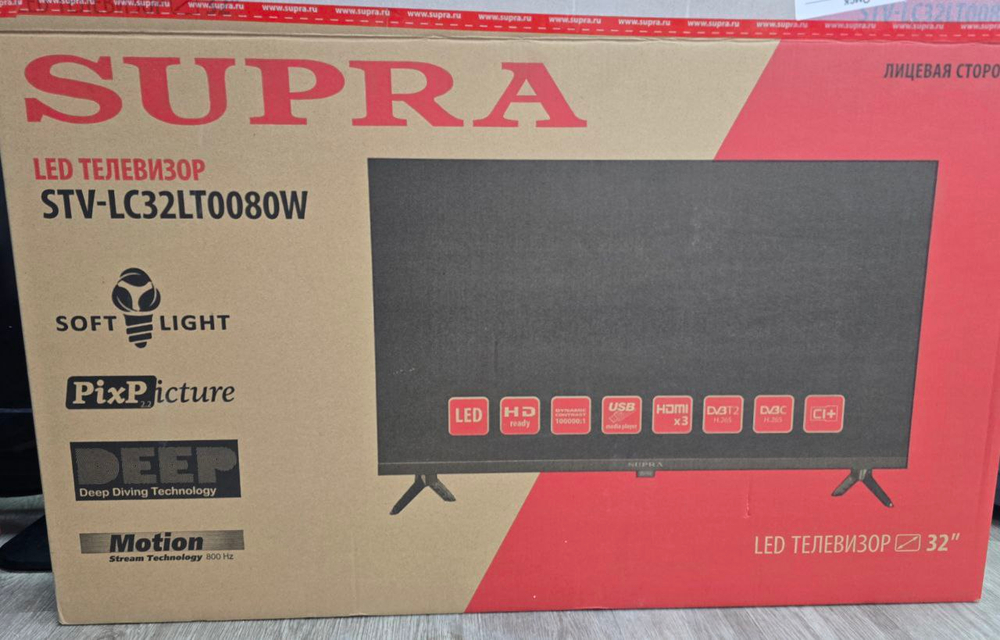 Телевизор SUPRA STV-LC32LT0080W