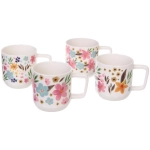 Кружка керамическая 390мл «Цветочный рай», микс рисунков