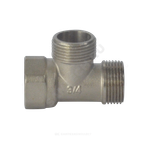 Тройник латунь никель Ду 20 (3/4") НР/НР/ВР SantechSystems