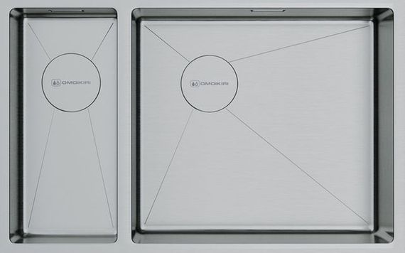 Кухонная мойка OMOIKIRI Taki 69-2-U/IF-IN-R Side(арт.4993182)