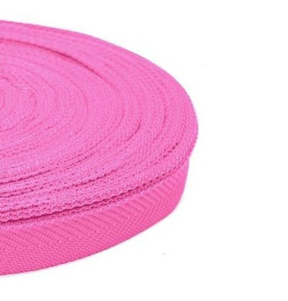 Тесьма окантовочная ёлочка, ш. 2,2 см, 7,5 гр/м, п/э 100%, розовый