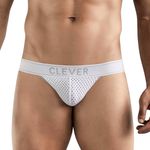 Мужские трусы джоки белые Clever AMBAR JOCKSTRAP 176901