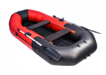 Таймень N 270 НД красный-черный надувное дно (лодка пвх)
