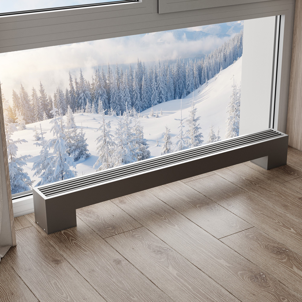 Конвектор напольный Royal Thermo STEP-130/130/1000-2-N-SS-LG-NA