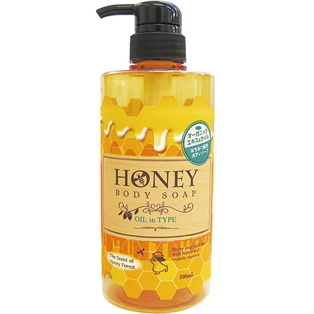 Funs Гель для душа увлажняющий с экстрактом меда и молока - Honey milk, 500мл, шт