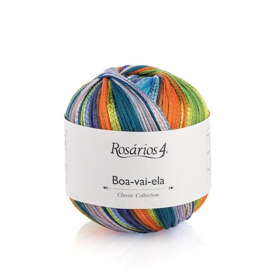Пряжа ROSARIOS 4 Boa-Vai-Ela (38% хлопок, 32% акрил, 30% вискоза)