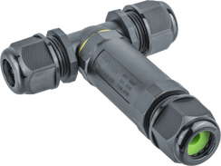 Разъем кабельный винтовой Navigator NTB-T01 3P 0,5-4,0 мм2 IP68 T-образный пластик 35490