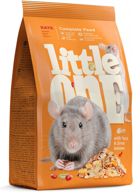 Корм сухой Little One полноц. д/крыс, 900 г