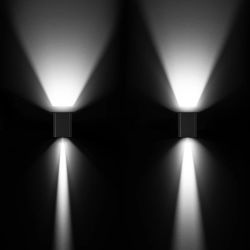 Светильник LGD-WALL-VARIO-S104x129-2x6W Day4000 (GR, 1-80 deg) (Arlight, IP54 Металл, 3 года) 029794