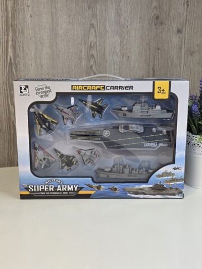 Игрушка Авианосец с самолетами в комплекте размер 29х21х7см (200636207)