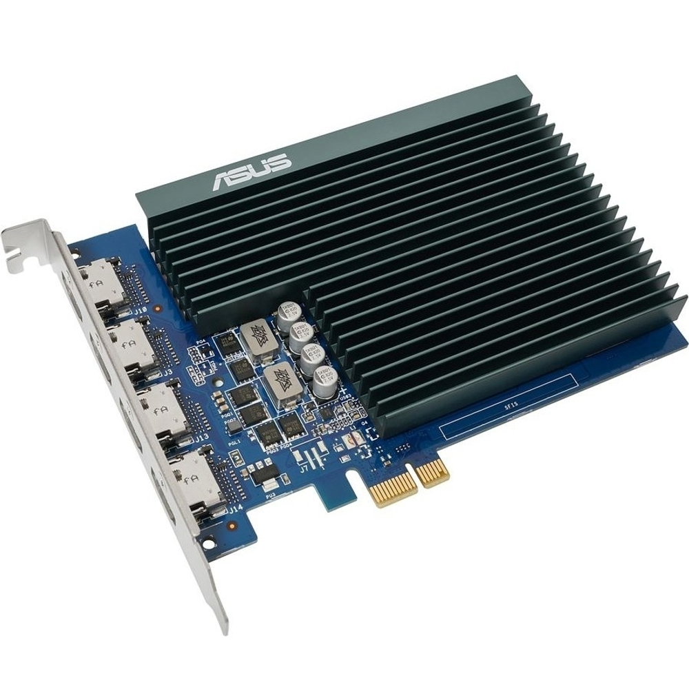 Видеокарта Видеокарта ASUS GeForce GT730 2GB GDDR5 64Bit 4*HDMI (GT730-4H-SL-2GD5) RTL