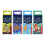 Карандаши 6 цв. "FunColor" пласт. укороченные, 4 вида (Bruno Visconti)