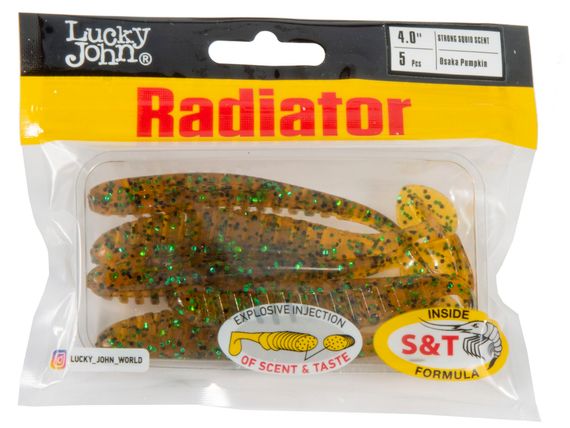 Виброхвосты съедобные LJ Pro Series RADIATOR 4.0"(10 см), цв. PA19, 5 шт.