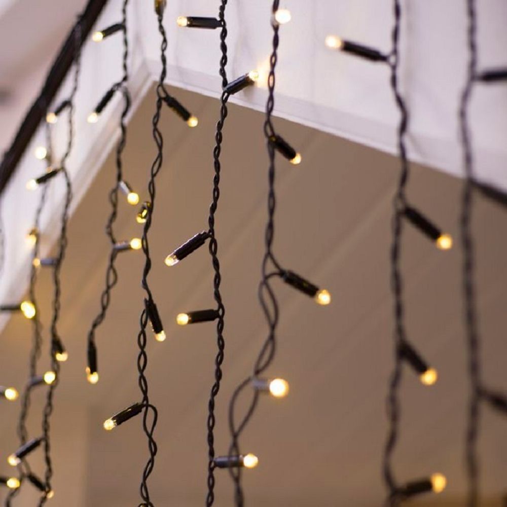 Уличная гирлянда бахрома 220 В / 3*0,5 м / каучук / 102 led / IP 66