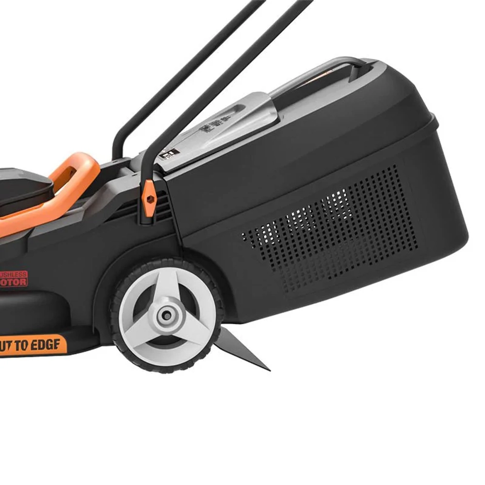 Аккумуляторная газонокосилка WORX WG730E 20В бесщеточная (1 x 4 Ач, ЗУ) нож 30 см, WG730E