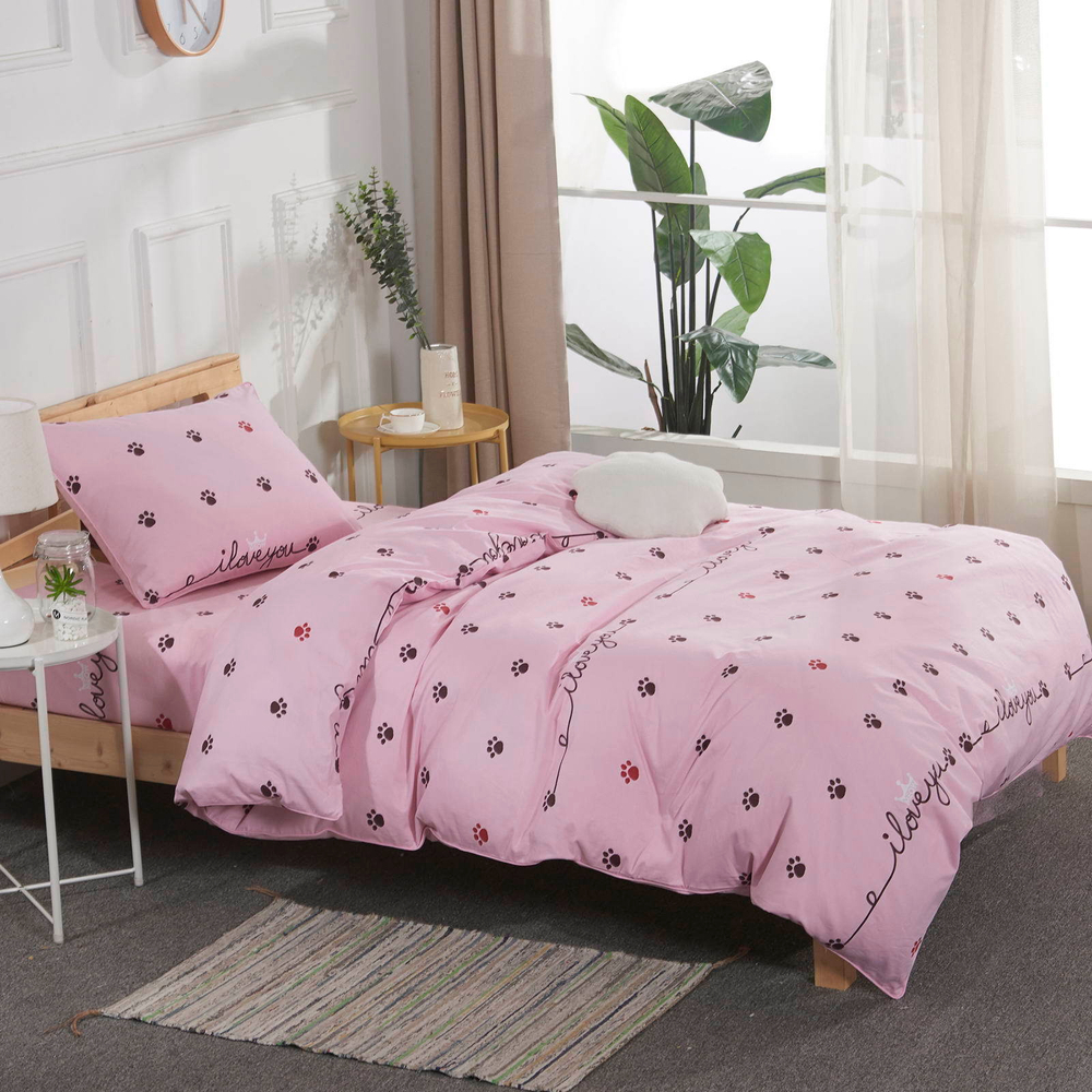 Детское постельное белье Sofi De MarkO Лапки розовое