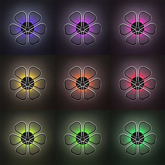 Потолочная светодиодная люстра Citilux Сезар Смарт CL233A255E