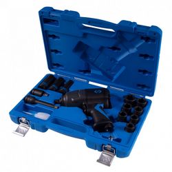 KING TONY (44803AMP) Набор пневмоинструмента 1/2" с принадлежностями, 15 предметов
