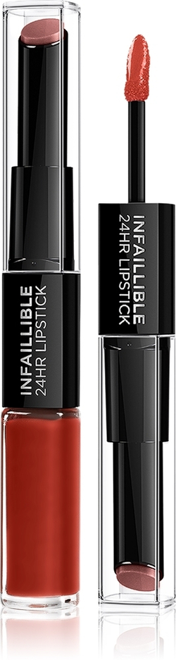 L’Oreal Paris Infallible 24H - Стойкая помада и блеск для губ 2-в-1, 5,7 g