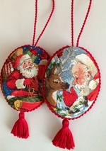 "Рождество в духе Санты"-08775 вышивка