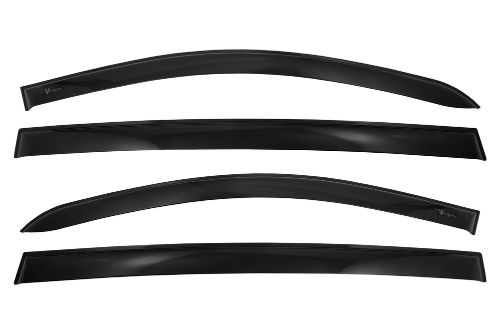 Дефлекторы окон Vinguru RENAULT Sandero 2009-2014 , накладные, AFV24610
