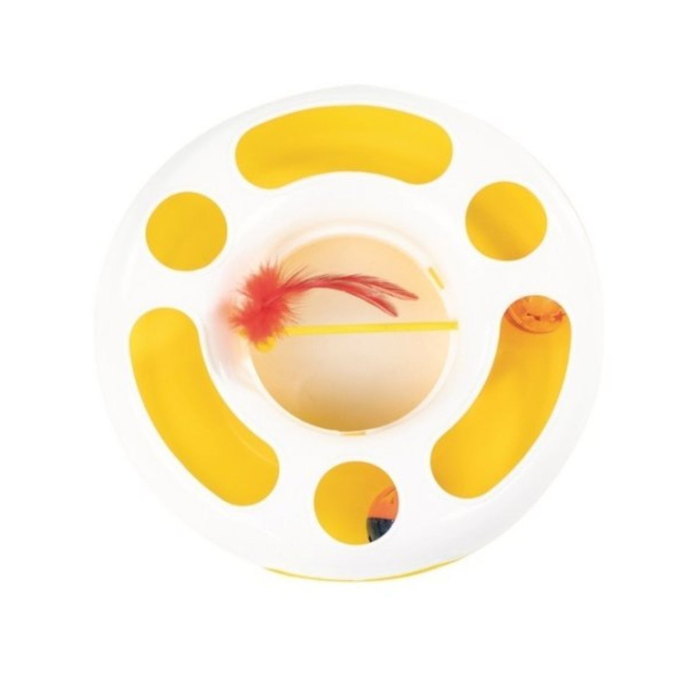 M-PETS Игрушка для кошек база с мячиком