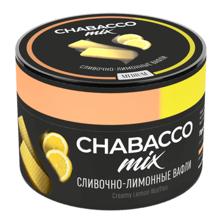 Chabacco Mix MEDIUM - Creamy Lemon Waffles (50г)