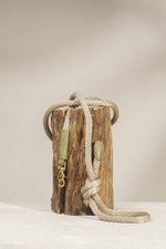 Поводок "Пони-узелкони" с зелеными вставками