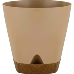 Горшок для цветов InGreen WOOD D170мм 2,5л с прикорневым поливом молочный шоколад/бук