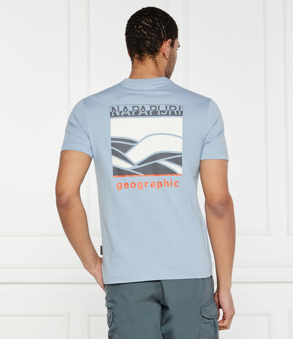 Футболка S-SOVANA SS Napapijri - голубой(NP0A4IE4)