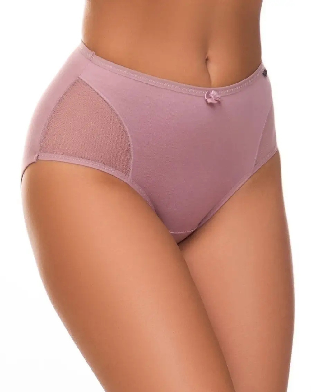 Трусы х/б,бок сетка,выс.посадка(54-60)3993