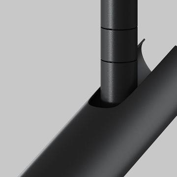 Встраиваемый подвесной светодиодный светильник 6W 4000К P141RS-L125-6W4K-B чёрный Focus T Maytoni