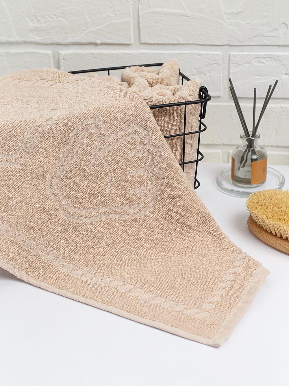 Полотенце махровое, г/к, 34х60, арт. BS 34-60, 400 гр/м2, цвет: 022-бежевый,