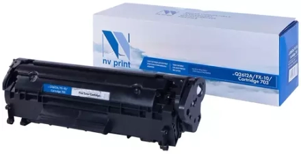 Картридж лазерный NV PRINT (NV-Q2612A/FX-10/703) для HP/CANONLaserJet/i-SENSYS, ресурс 2000 стр., NV-2612A/FX-10/